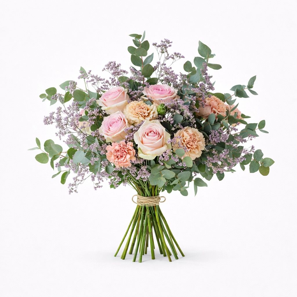 Sweet Pink – Romantisk Bukett med Rosa Rosor